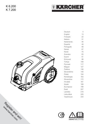 Karcher K 7.200 compact - manuals