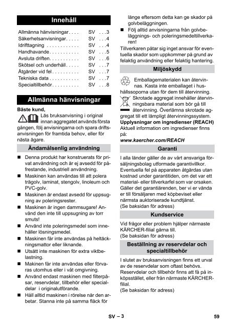 Karcher FP 303 - manuals