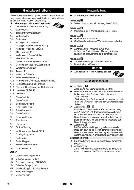 Karcher SC 5 + Fer &agrave; repasser - manuals