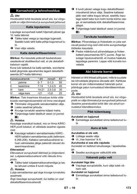 Karcher SC 1050 - manuals