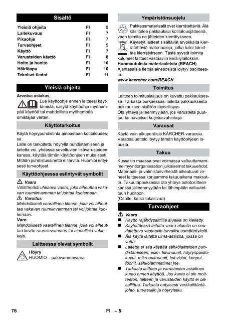 Karcher SC 1050 - manuals