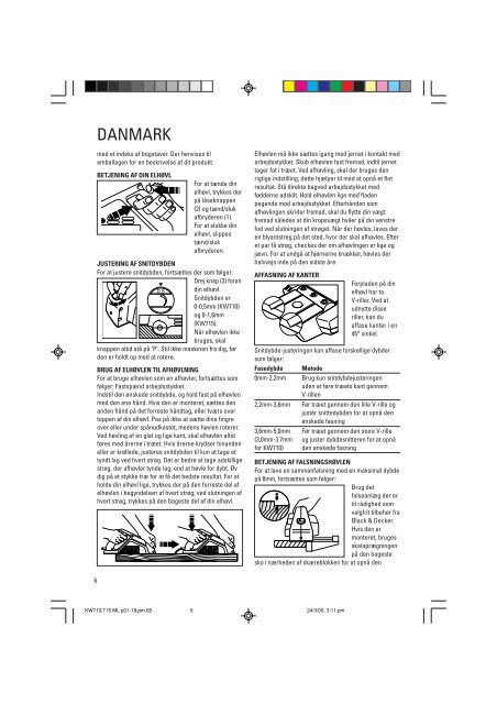BlackandDecker Rabot- Kw715 - Type 3 - Instruction Manual (115 / 230 volt)