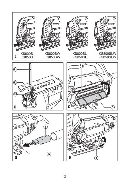 BlackandDecker Scie Sauteuse- Ks800el - Type 1 - Instruction Manual (la Hongrie)