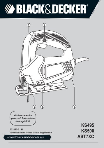 BlackandDecker Scie Sauteuse- Ast7xc - Type 2 - Instruction Manual (la Hongrie)