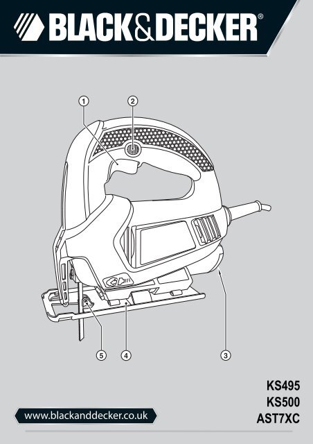 BlackandDecker Scie Sauteuse- Ast7xc - Type 2 - Instruction Manual (Anglaise)