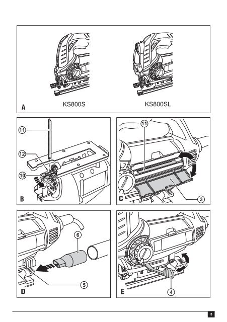 BlackandDecker Scie Sauteuse- Ks800s - Type 1 - Instruction Manual (Balkans)