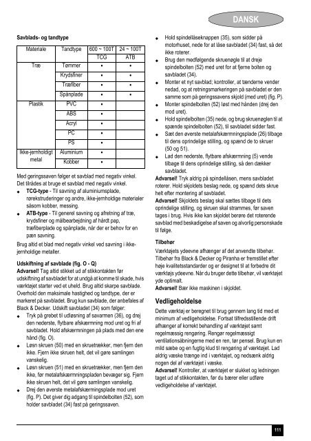 BlackandDecker Scie A Onglets- Sms254 - Type 1 - Instruction Manual (Europ&eacute;en)