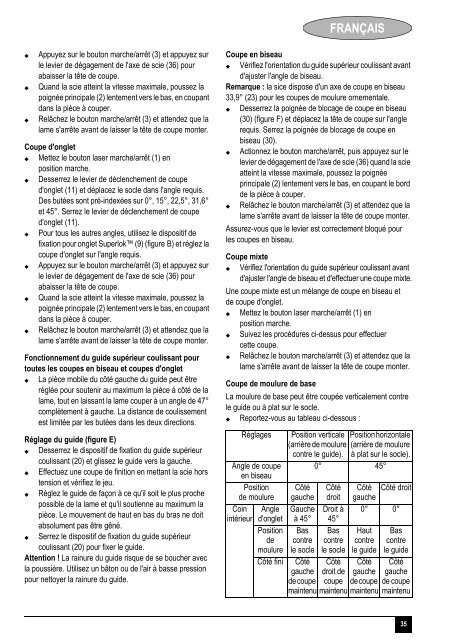 BlackandDecker Scie A Onglets- Sms254 - Type 1 - Instruction Manual (Europ&eacute;en)