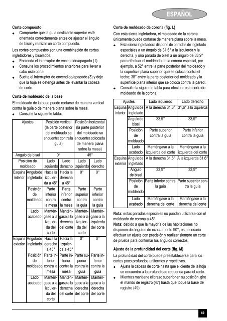 BlackandDecker Scie A Onglets- Sms254 - Type 1 - Instruction Manual (Europ&eacute;en)