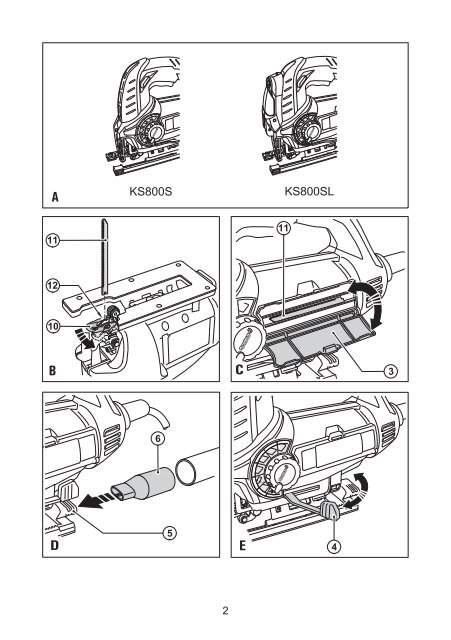 BlackandDecker Scie Sauteuse- Ks800s - Type 1 - Instruction Manual (Roumanie)