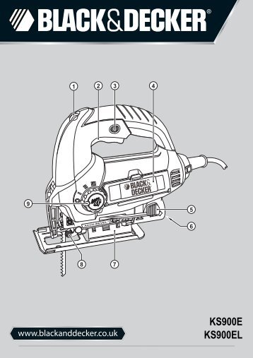 BlackandDecker Scie Sauteuse- Ks900e(K) - Type 1 - Instruction Manual (Anglaise)