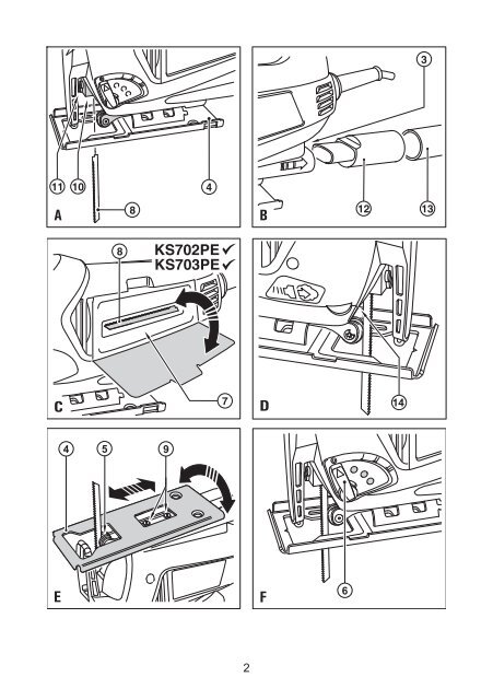 BlackandDecker Scie Sauteuse- Ks700pe - Type 1 - Instruction Manual (Roumanie)