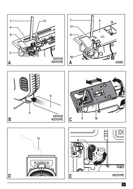 BlackandDecker Scie Sauteuse- Ks701pe - Type 1 - Instruction Manual (Lituanie)