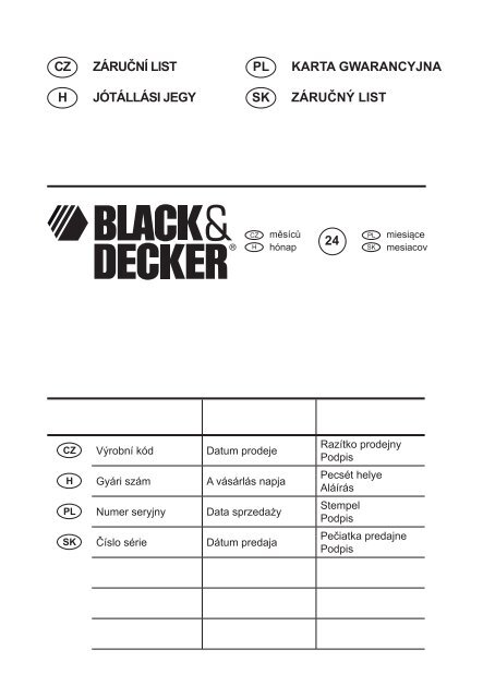 BlackandDecker Tournevis- Bdcs36g - Type 1 - Instruction Manual (Tch&egrave;que)