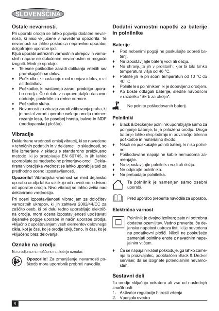 BlackandDecker Tournevis- Bdcs36g - Type 1 - Instruction Manual (Balkans)