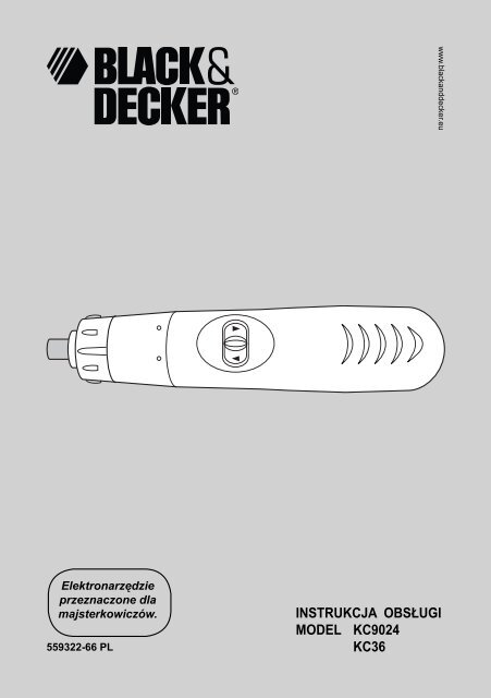 BlackandDecker Tournevis- Kc9024 - Type 1 - Instruction Manual (Pologne)