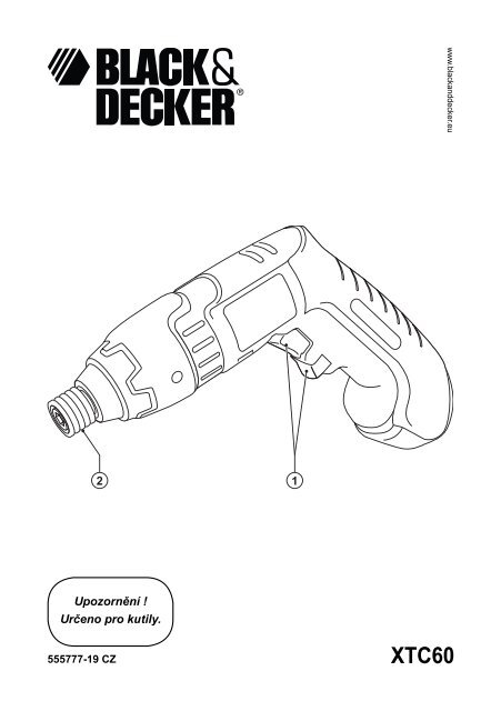 Image of Black & Decker XTC60K direct website