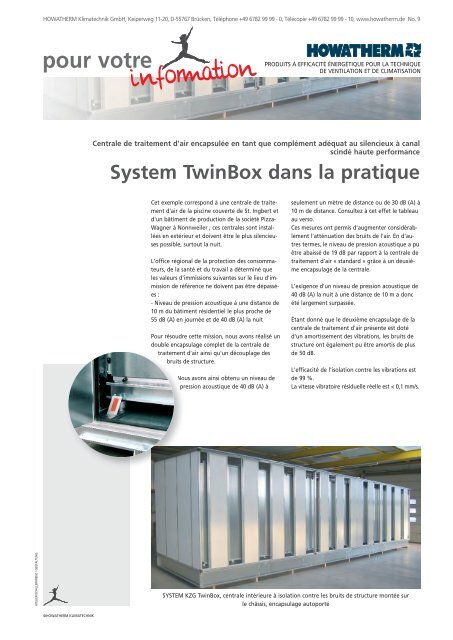 System TwinBox dans la pratique - HOWATHERM