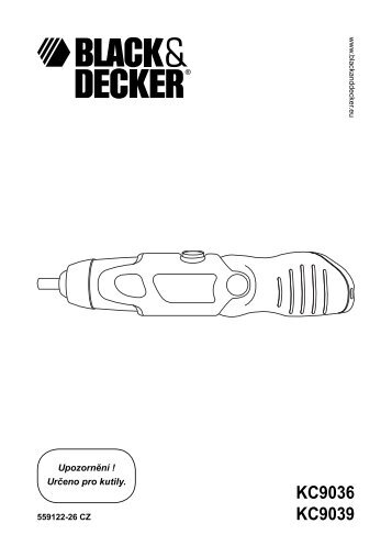 BlackandDecker Tournevis- Kc9036 - Type 1 - Instruction Manual (TchÃ¨que)