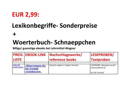 ebooks: schnaeppchen-markt