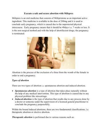 Buy Mifepristone Abortion Pill | Buy Mifeprex Kit Online
