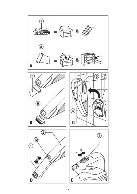 BlackandDecker Aspirateur Port S/f- Dv9605en - Type H3 - Instruction Manual (la Hongrie)