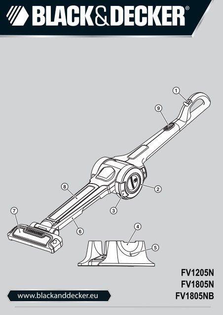 BlackandDecker Aspirateur Sans Fil- Fv1805n(B) - Type H2 - Instruction Manual (Europ&eacute;en)