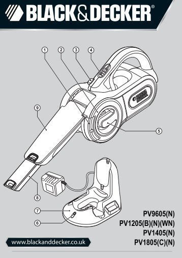 BlackandDecker Aspirateur Port S/f- Pv9605 - Type H2 - Instruction Manual (Anglaise)