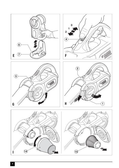 BlackandDecker Aspirateur Port S/f- Pv1805 - Type H2 - Instruction Manual (Europ&eacute;en)