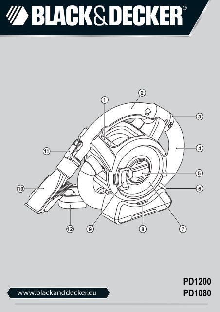 BlackandDecker Aspirateur Port S/f- Pd1080 - Type H2 - Instruction Manual (Europ&eacute;en)