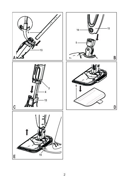 BlackandDecker Balai Laveur Vapeur- Fsm1630bl - Type 1 - Instruction Manual (Tch&egrave;que)