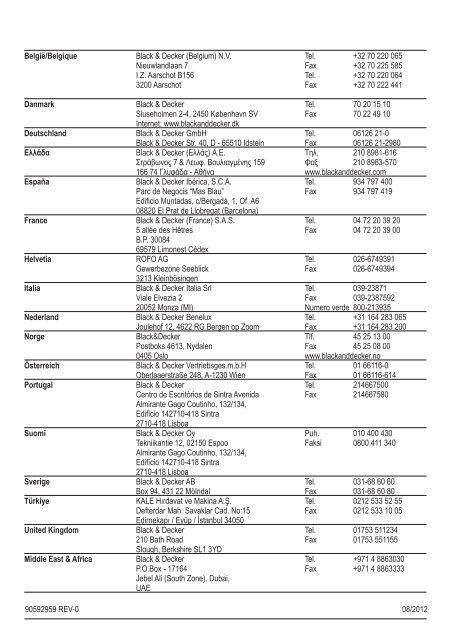 BlackandDecker Balai Laveur Vapeur- Fsm1500 - Type 1 - 2 - Instruction Manual (Europ&eacute;en)