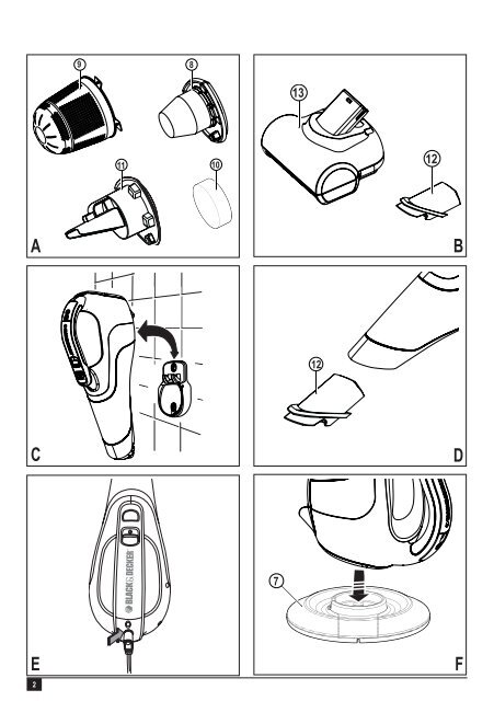 BlackandDecker Wet N'dry Vac- Wd9610ecn - Type H1 - Instruction Manual (Europ&eacute;en)