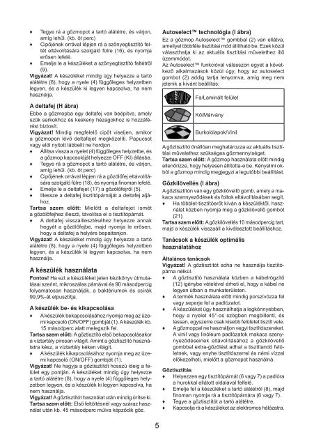 BlackandDecker Balai Laveur Vapeur- Fsm1630 - Type 1 - Instruction Manual (la Hongrie)