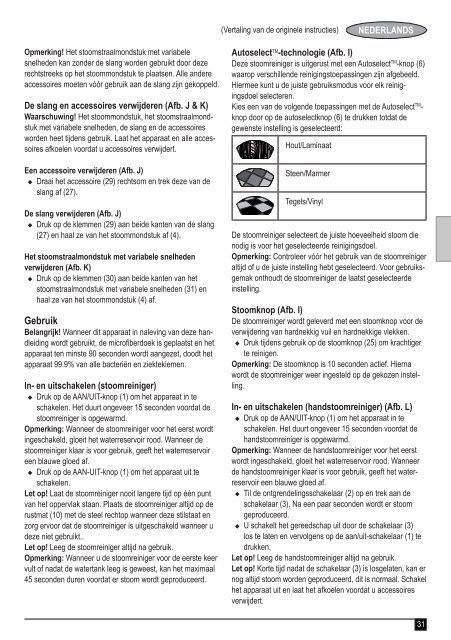 BlackandDecker Balai Laveur Vapeur- Fsmh1621 - Type 1 - Instruction Manual (Europ&eacute;en)