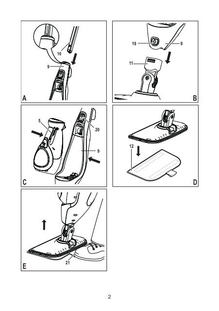 BlackandDecker Balai Laveur Vapeur- Fsmh1621 - Type 1 - Instruction Manual (Tch&egrave;que)