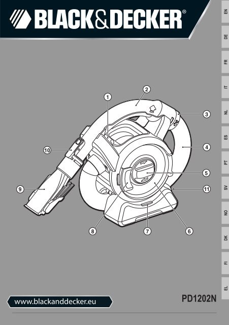 BlackandDecker Aspirateur Port S/f- Pd1202n - Type 1 - Instruction Manual (Europ&eacute;en)