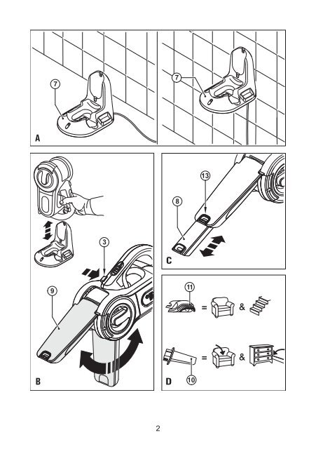 BlackandDecker Aspirateur Port S/f- Pv1205b - Type H2 - Instruction Manual (Roumanie)