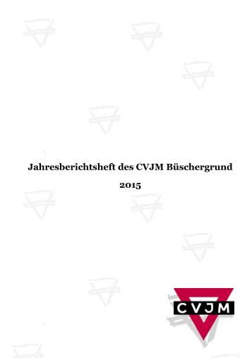 CVJM Jahresberichtsheft komplett