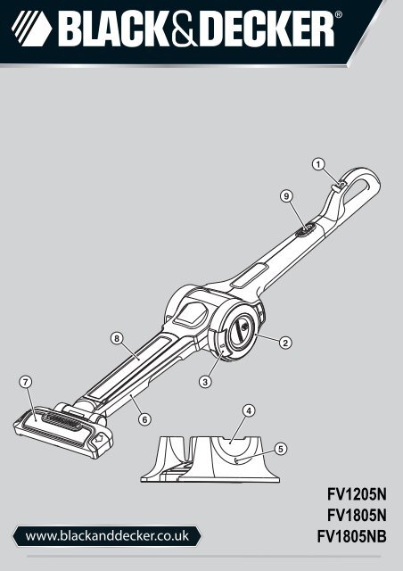 BlackandDecker Aspirateur Sans Fil- Fv1205n - Type H2 - Instruction Manual  (Anglaise)