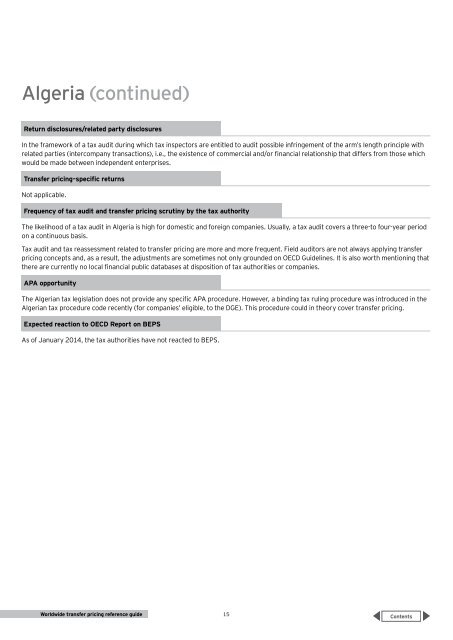 Worldwide transfer pricing reference guide 2014