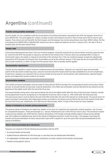 Worldwide transfer pricing reference guide 2014