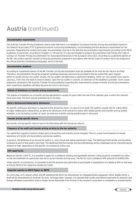 Worldwide transfer pricing reference guide 2014