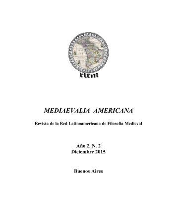 Mediaevalia Americana - Año 2 Nº2 (diciembre 2015)