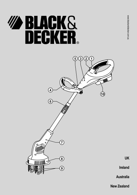 BlackandDecker Desherbeuse Elec.- Gxc1000 - Type H2 - Instruction Manual (Australie Nouvelle-Z&eacute;lande)