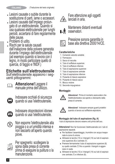 BlackandDecker Aspirateur Soufflant- Gw3030 - Type 1 - Instruction Manual (Europ&eacute;en)