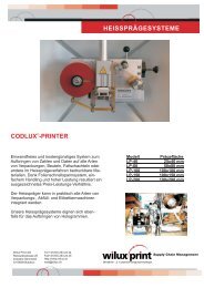 CODLUX -PRINTER - Wilux Print AG