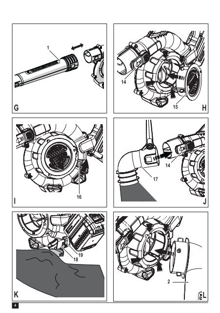 BlackandDecker Aspirateur Soufflant- Gwc3600l - Type 1 - Instruction Manual (Balkans)