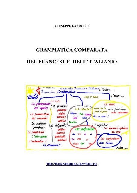 grammatica comparata fracesese italiano