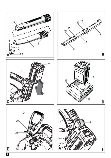 BlackandDecker Aspirateur Soufflant- Gwc3600l - Type 1 - Instruction Manual (Europ&eacute;en)